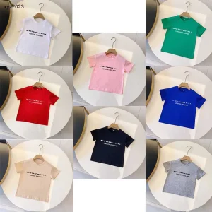 Fashion kids T shirts Multi color optional summer boys top Size 90-150 CM designer baby clothes girl Short Sleeve cotton child tees 24Feb20