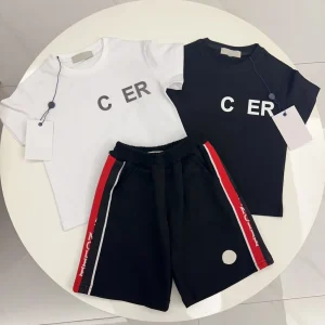 Kids Designer Clothes 2pcs Set Kids Boys Girls Clothes Sets Baby Designer Clothes Summer Tshirt Shorts Two Piece Sets Children Kid Toddler Tees CRD2503052F8