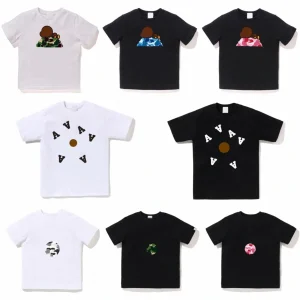 kids T-shirts designer clothes baby tops boys toddler girls fashion hip hop street Tops casual summer kid infants t shirts youth childrens toddler T7t 64ug#